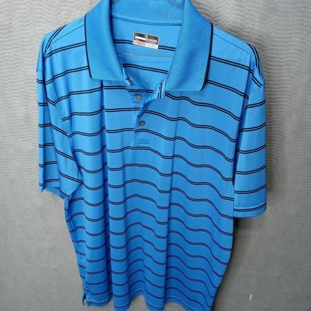 Grand Slam men's blue XL polyester short sleeve po